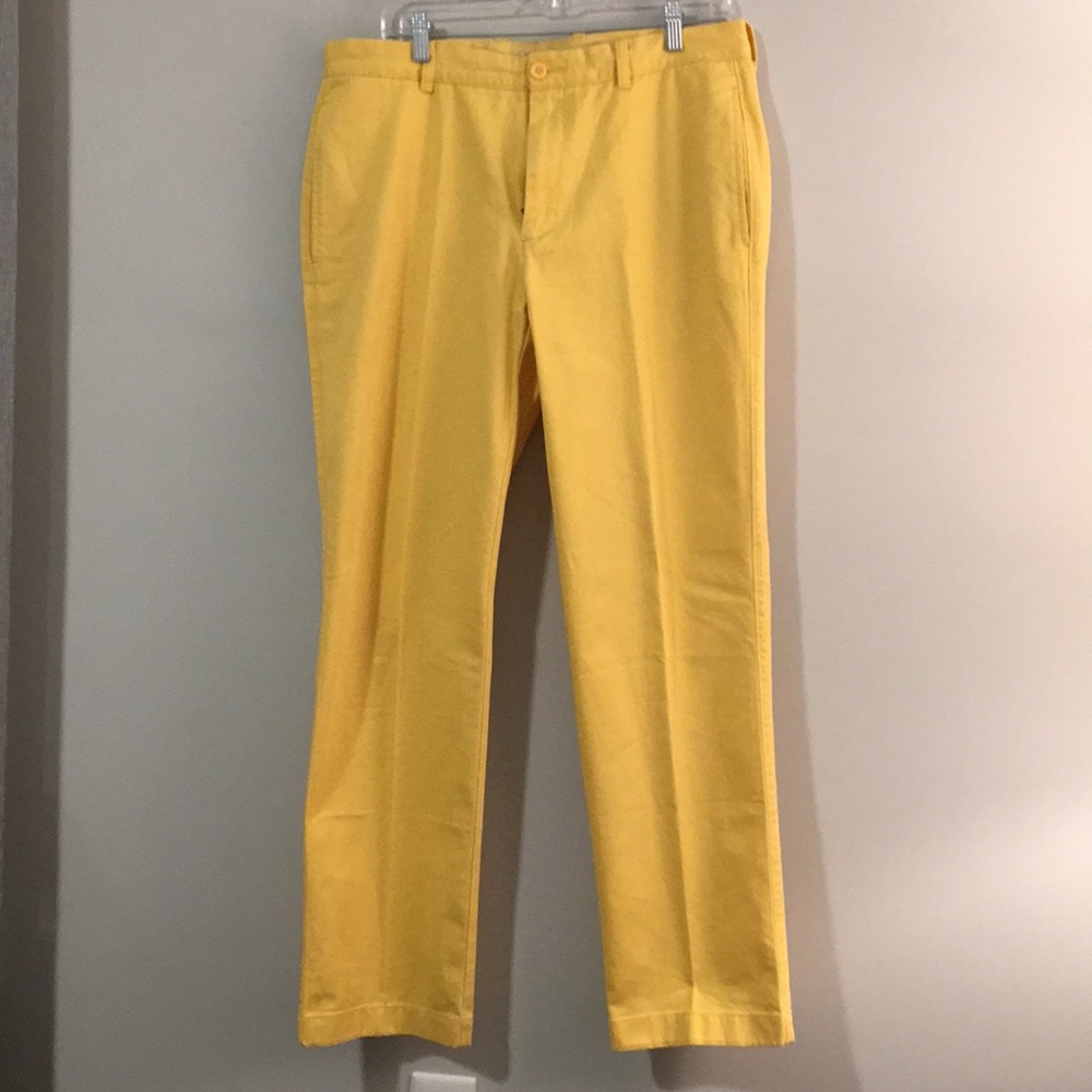 Yellow casual pants